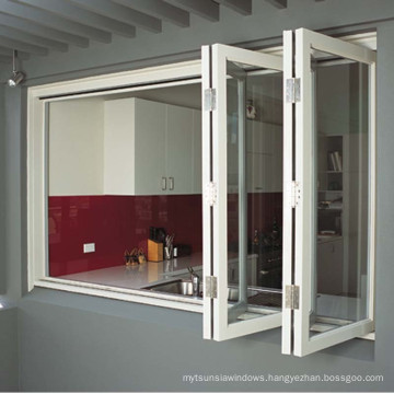AS2047 Wholesale Aluminum Veranda Bi Folding Glass Door